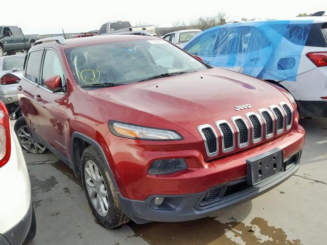 1C4PJLCS0EW232791 - 2014 JEEP CHEROKEE L RED photo 1