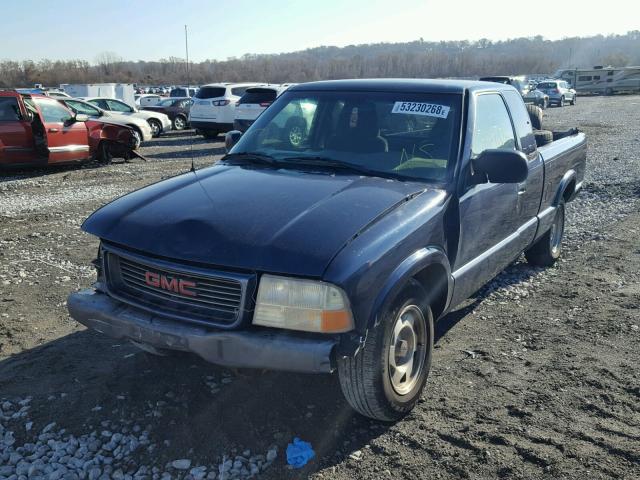 1GTCS19W3Y8203675 - 2000 GMC SONOMA BLUE photo 2