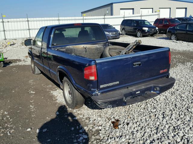 1GTCS19W3Y8203675 - 2000 GMC SONOMA BLUE photo 3