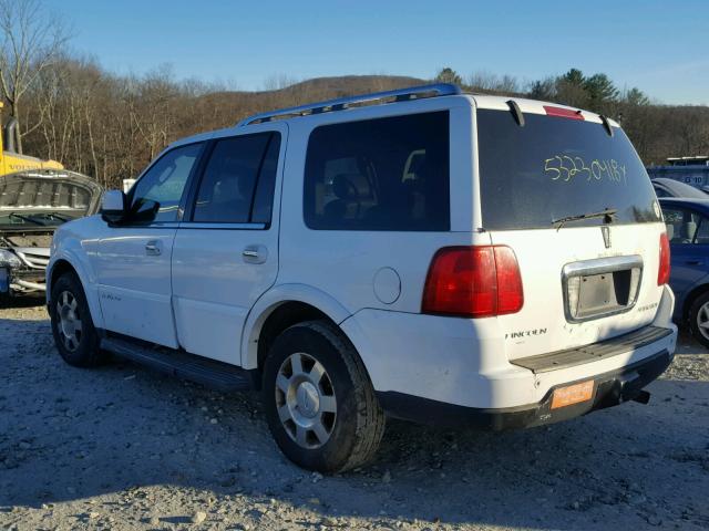 5LMFU28515LJ10127 - 2005 LINCOLN NAVIGATOR Ақ фото 3