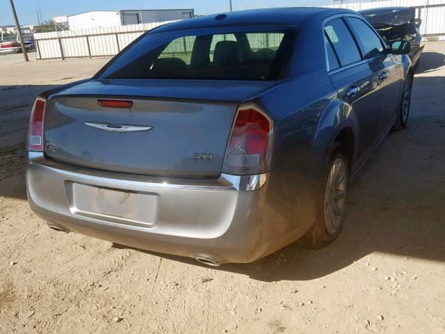 2C3CCACG7CH249323 - 2012 CHRYSLER 300 LIMITE GRAY photo 4