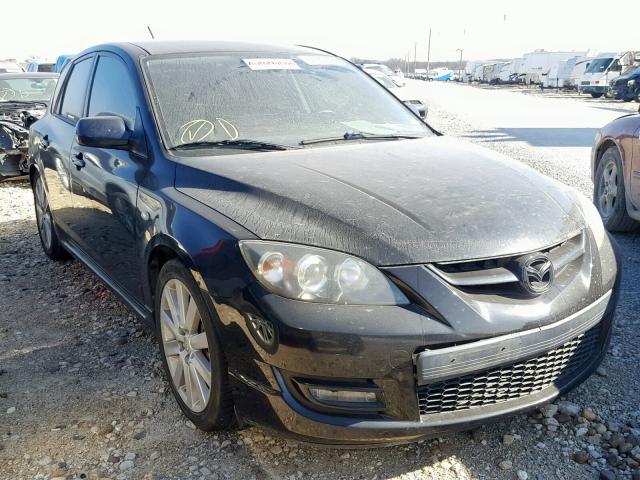 JM1BK34L381154605 - 2008 MAZDA SPEED 3 BLACK photo 1