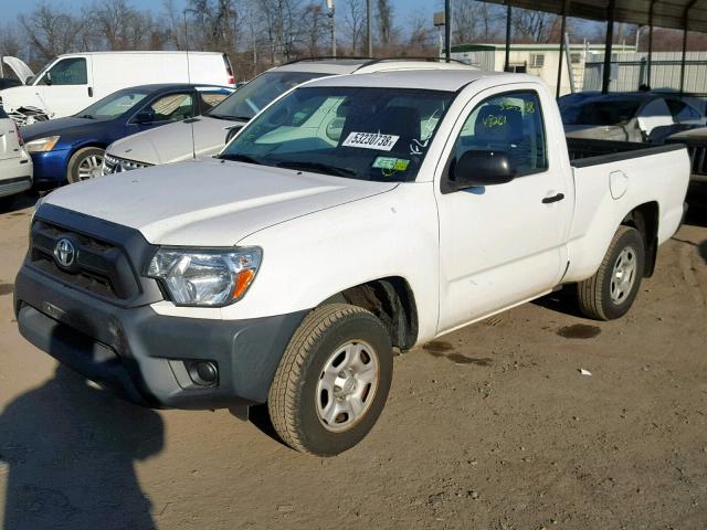 5TFNX4CNXEX034607 - 2014 TOYOTA TACOMA WHITE photo 2