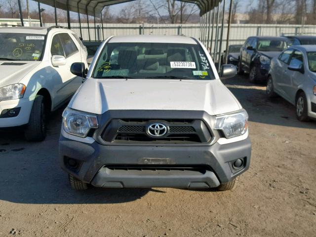 5TFNX4CNXEX034607 - 2014 TOYOTA TACOMA WHITE photo 9