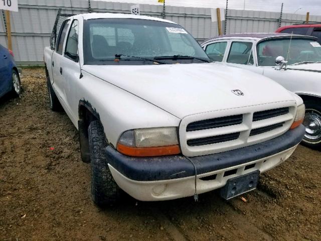 1B7HL2AXX1S178392 - 2001 DODGE DAKOTA QUA WHITE photo 1