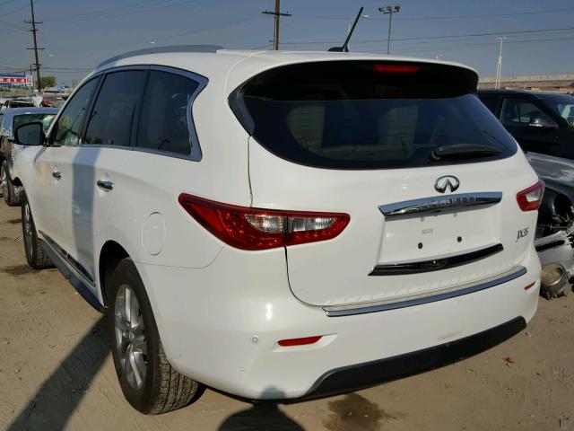 5N1AL0MN7DC343289 - 2013 INFINITI JX35 BASE WHITE photo 3