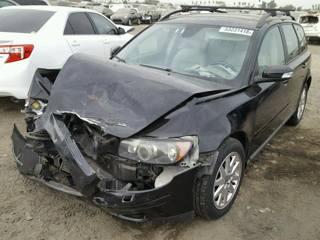 YV1MW682672301020 - 2007 VOLVO V50 T5 BLACK photo 2