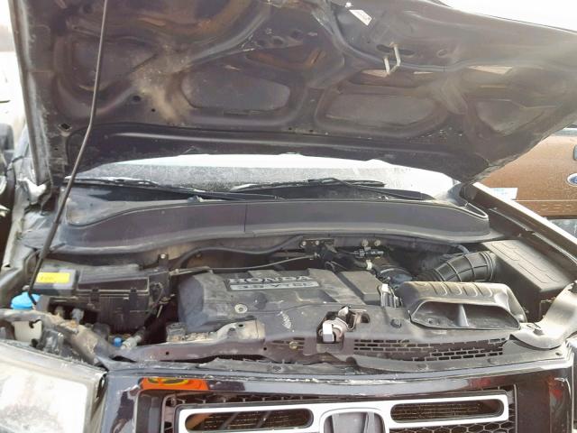 2HJYK16276H542062 - 2006 HONDA RIDGELINE BLACK photo 7