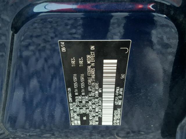 JTLZE4FE2EJ064131 - 2014 TOYOTA SCION XB Көк фото 10