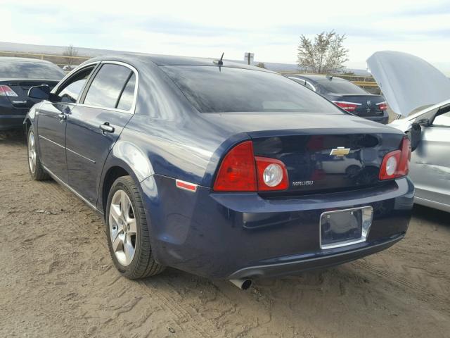 1G1ZH57B08F187424 - 2008 CHEVROLET MALIBU 1LT BLUE photo 3