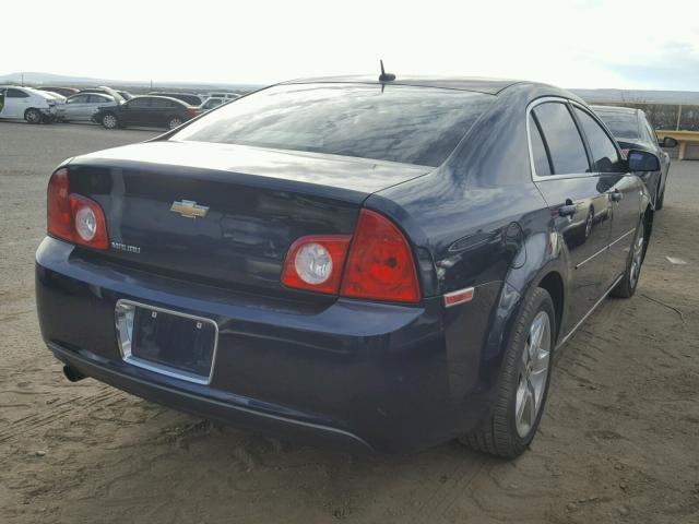 1G1ZH57B08F187424 - 2008 CHEVROLET MALIBU 1LT BLUE photo 4