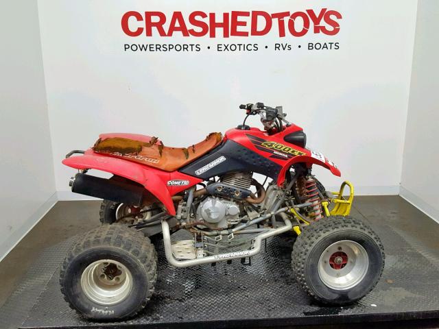 478TE230BY4021874 - 2000 HONDA TRX400 EX RED photo 1