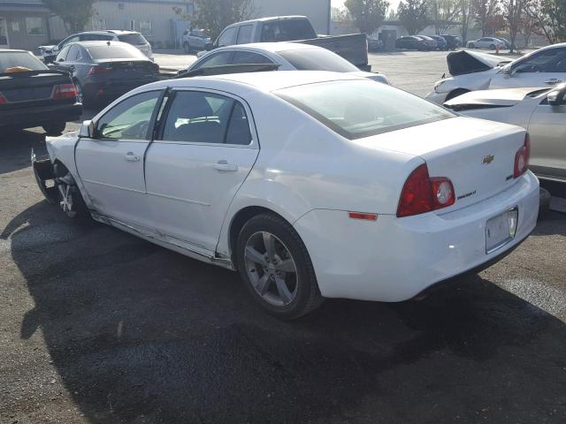 1G1ZC5EU3BF376417 - 2011 CHEVROLET MALIBU 1LT WHITE photo 3