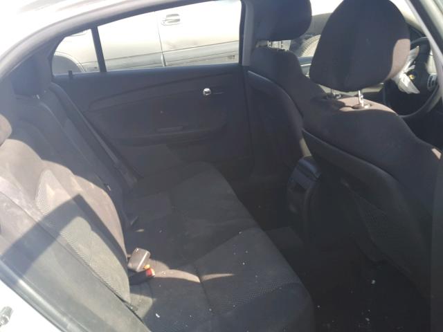 1G1ZC5EU3BF376417 - 2011 CHEVROLET MALIBU 1LT WHITE photo 6