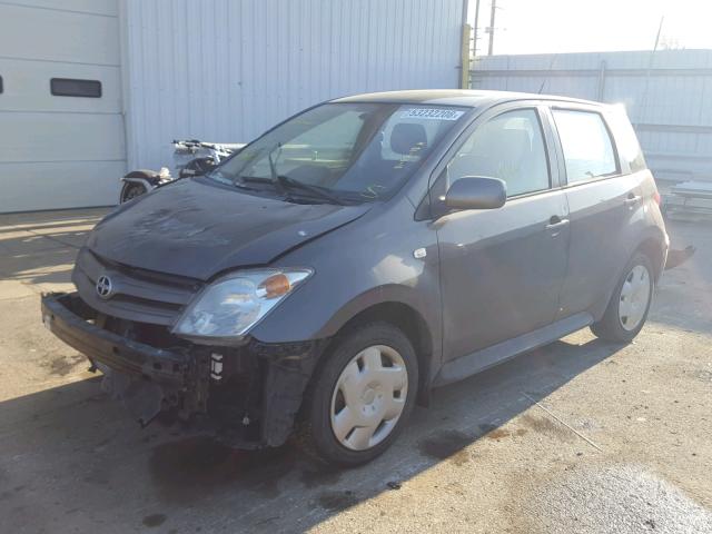 JTKKT624950096164 - 2005 TOYOTA SCION XA GRAY photo 2