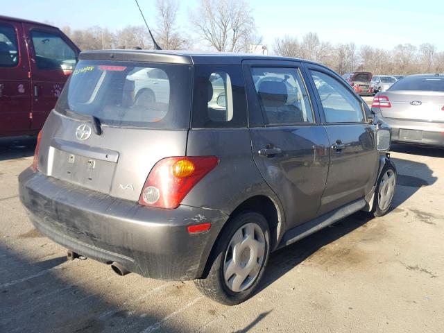 JTKKT624950096164 - 2005 TOYOTA SCION XA GRAY photo 4