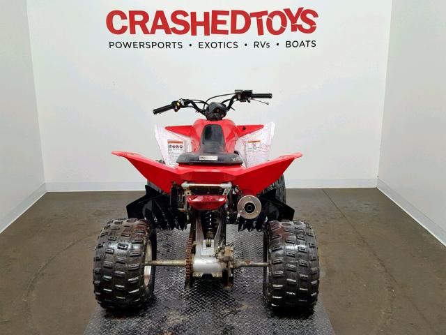 1HFTE2303D440130 - 2013 HONDA TRX400 X RED photo 4