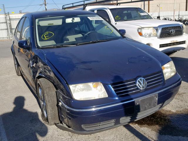 3VWSA69M94M106090 - 2004 VOLKSWAGEN JETTA GLS BLUE photo 1