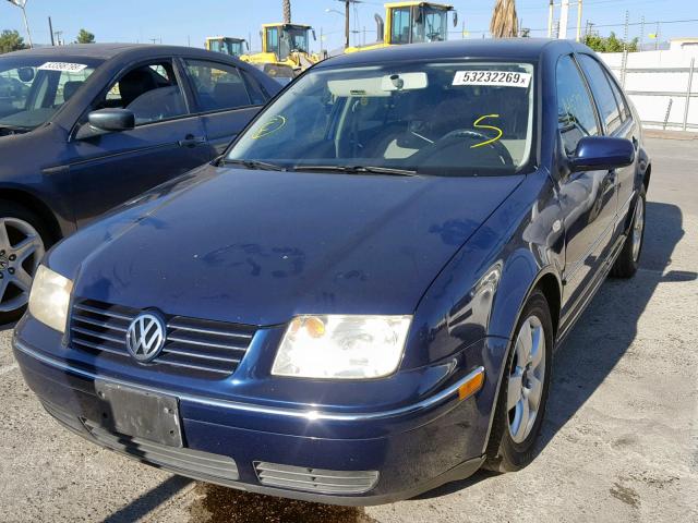 3VWSA69M94M106090 - 2004 VOLKSWAGEN JETTA GLS BLUE photo 2