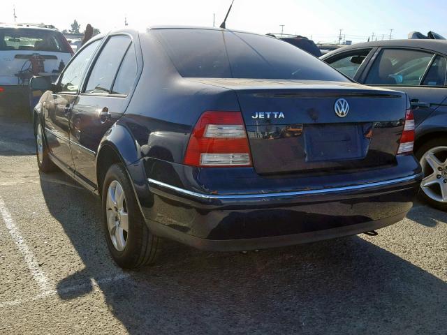 3VWSA69M94M106090 - 2004 VOLKSWAGEN JETTA GLS BLUE photo 3