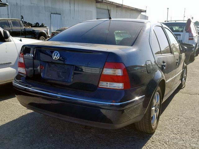 3VWSA69M94M106090 - 2004 VOLKSWAGEN JETTA GLS BLUE photo 4