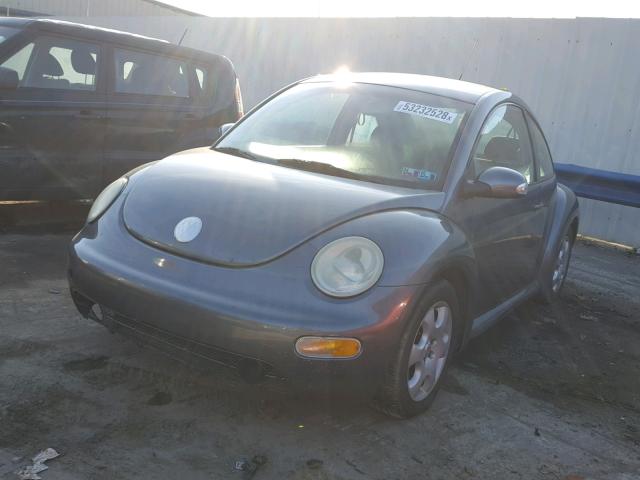 3VWCK21C93M437649 - 2003 VOLKSWAGEN NEW BEETLE GRAY photo 2