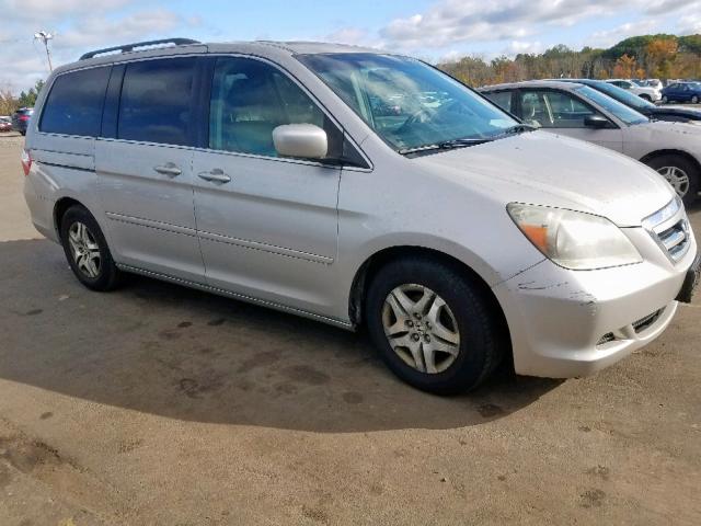 5FNRL38606B075817 - 2006 HONDA ODYSSEY EX SILVER photo 1