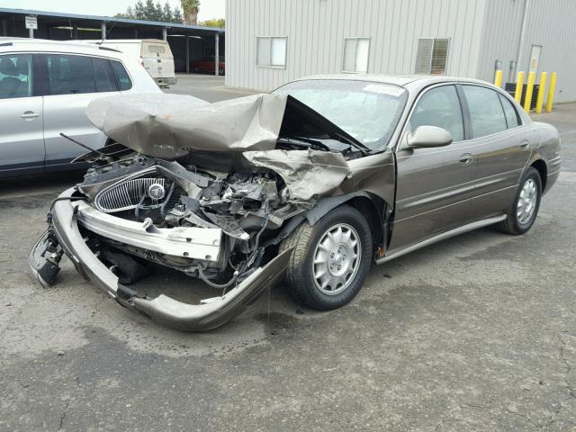 1G4HP54K5YU218524 - 2000 BUICK LESABRE CU BROWN photo 2