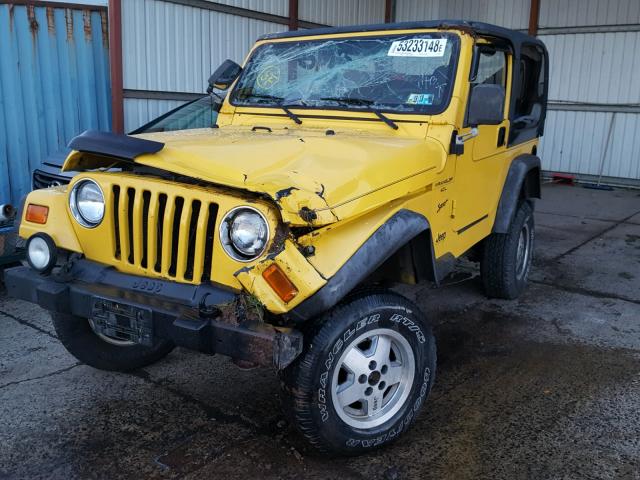 1J4FA49S4YP738366 - 2000 JEEP WRANGLER / YELLOW photo 2