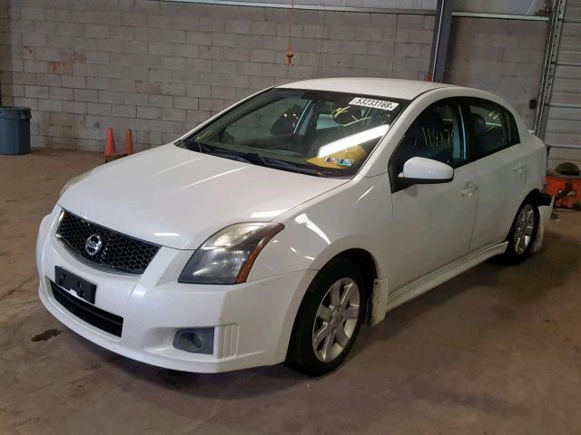 3N1AB6AP1BL628560 - 2011 NISSAN SENTRA 2.0 WHITE photo 2