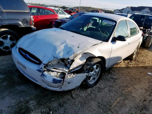 1FAFP55U24A184331 - 2004 FORD TAURUS SES WHITE photo 2