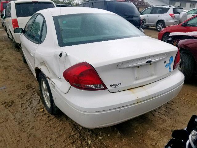 1FAFP55U24A184331 - 2004 FORD TAURUS SES WHITE photo 3