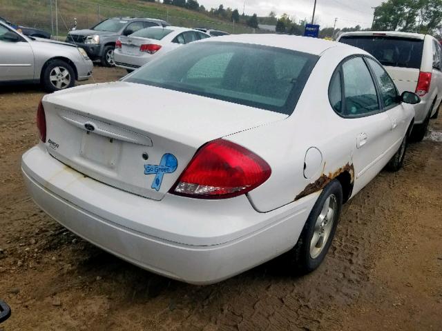 1FAFP55U24A184331 - 2004 FORD TAURUS SES WHITE photo 4