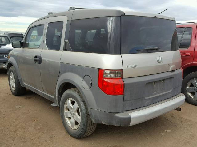 5J6YH27684L036812 - 2004 HONDA ELEMENT EX BROWN photo 3