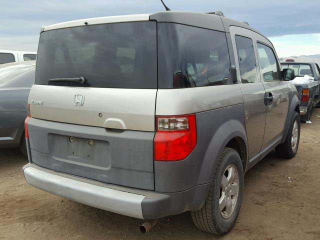 5J6YH27684L036812 - 2004 HONDA ELEMENT EX BROWN photo 4