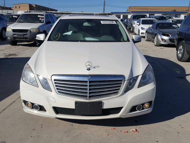 WDDHF2EB4BA346059 - 2011 MERCEDES-BENZ E 350 BLUE WHITE photo 9