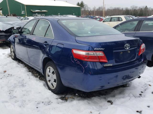 4T4BE46K09R059275 - 2009 TOYOTA CAMRY BASE BLUE photo 3