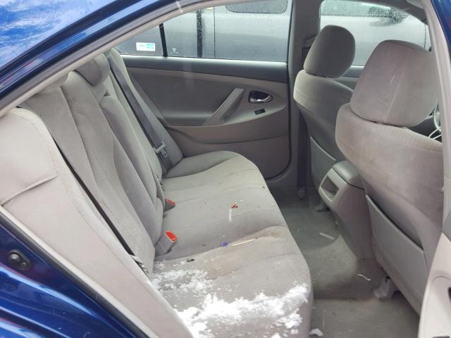 4T4BE46K09R059275 - 2009 TOYOTA CAMRY BASE BLUE photo 6