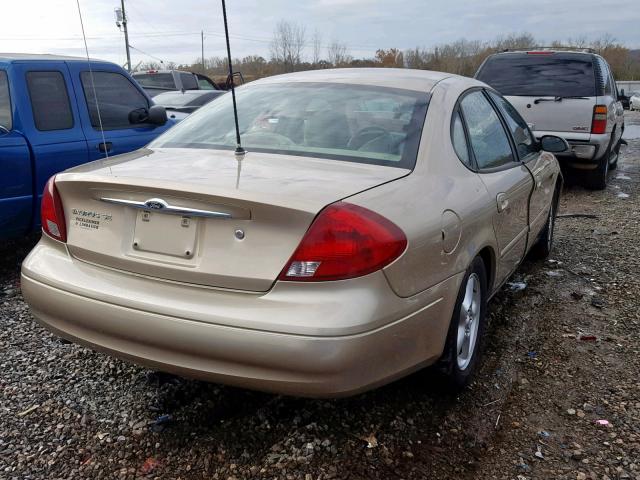 1FAFP5521YA202774 - 2000 FORD TAURUS SES GOLD photo 4