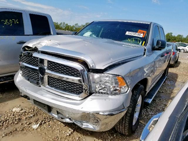 1C6RR6FT0KS562934 - 2019 RAM 1500 CLASS SILVER photo 2