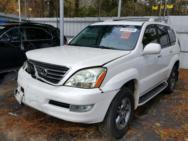 JTJBT20X690173959 - 2009 LEXUS GX 470 WHITE photo 2