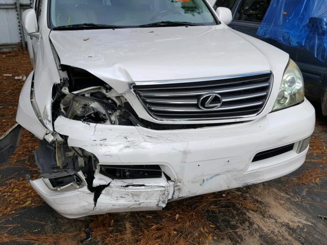 JTJBT20X690173959 - 2009 LEXUS GX 470 WHITE photo 9