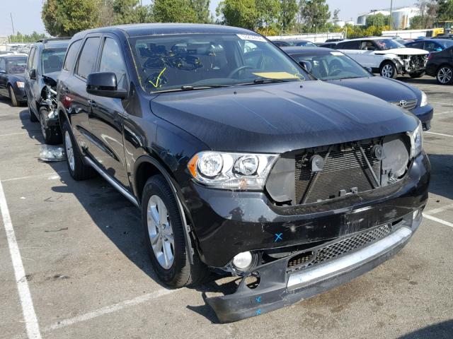 1C4RDHAG6DC699760 - 2013 DODGE DURANGO SX BLACK photo 1