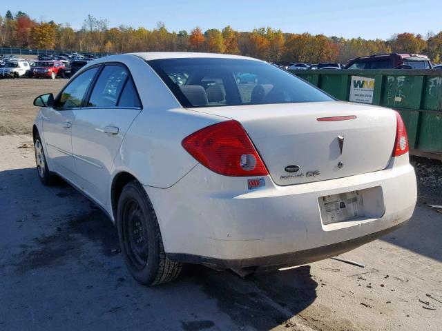 1G2ZF57B484141446 - 2008 PONTIAC G6 VALUE L WHITE photo 3