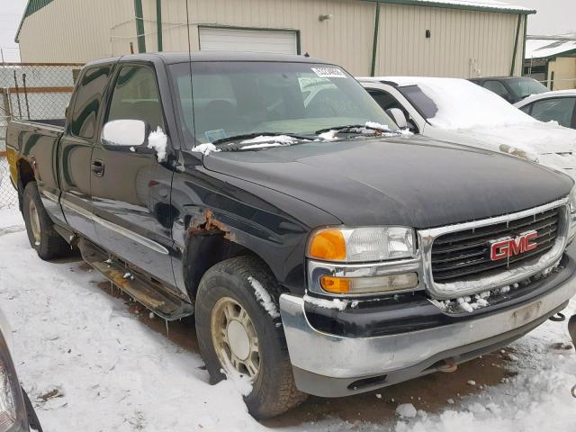 2GTEK19T311308529 - 2001 GMC NEW SIERRA BLACK photo 1