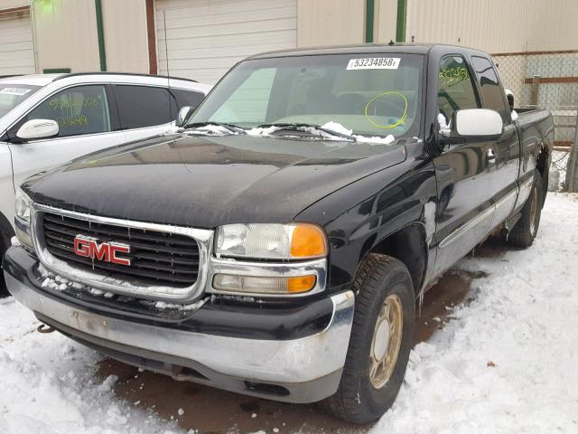 2GTEK19T311308529 - 2001 GMC NEW SIERRA BLACK photo 2