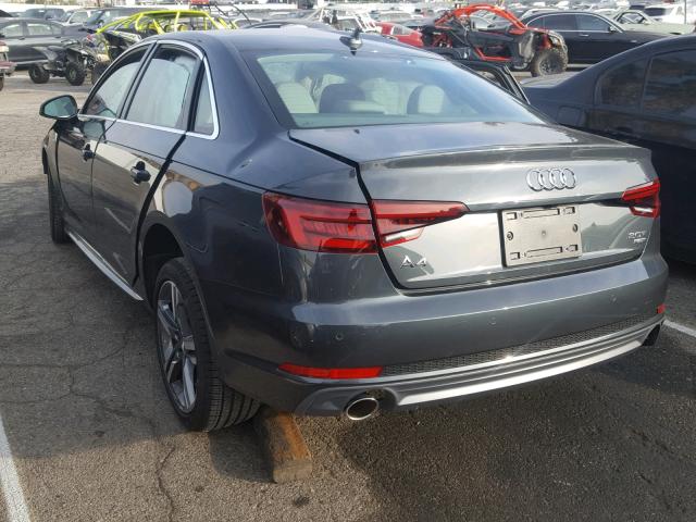 WAULMAF48JA118808 - 2018 AUDI A4 ULTRA P GRAY photo 3