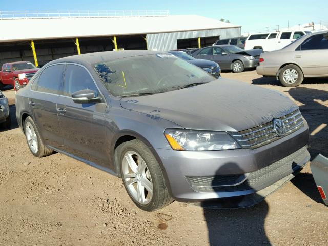 1VWBV7A32FC092695 - 2015 VOLKSWAGEN PASSAT SE GRAY photo 1