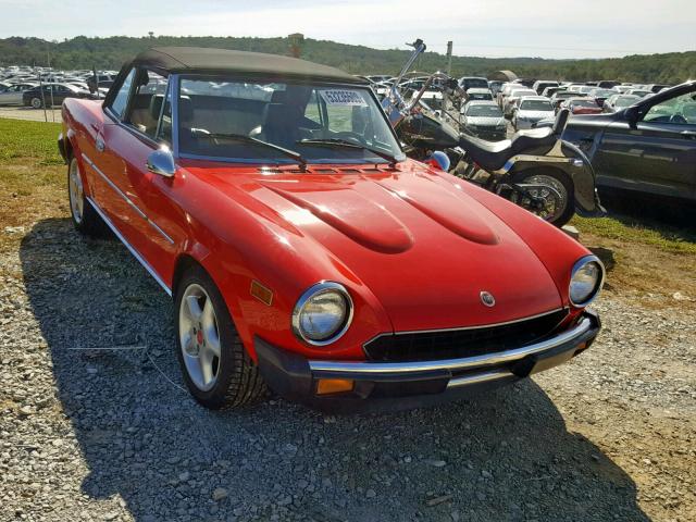 124CS000173708 - 1980 FIAT 124 SPIDER RED photo 1