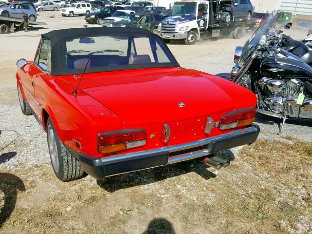 124CS000173708 - 1980 FIAT 124 SPIDER RED photo 3